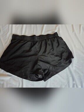 Women's Black Athletic Shorts - Lightweight Comfort